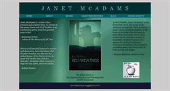 Desktop Screenshot of janetmcadams.org