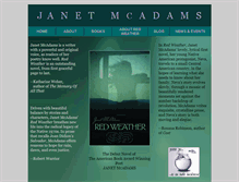 Tablet Screenshot of janetmcadams.org